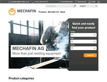 Tablet Screenshot of mechafin.co.uk
